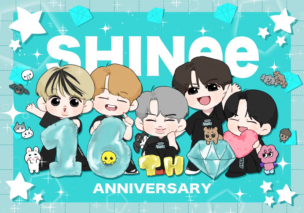 💎🩵16周年おめでとう✨💎
いつまでもずっと一緒にいようね！！！！
SHINee 사랑해 🥹🩵🩵🩵🩵🩵

#빛나는샤이니의_열여섯번째_봄
#HAPPY_SHINee_DAY
#온유 #종현 #태민 #민호 #키 #샤이니 #SHINee