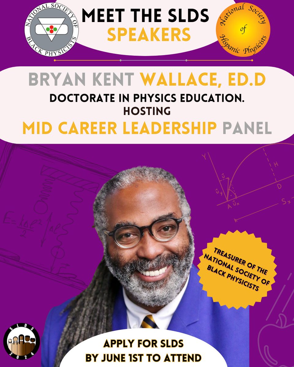 Join NSBP and NSHP at the Student Leadership Development Summit to hear from Dr. Bryan Kent Wallace, Treasurer of NSBP!

Apply to SLDS with the link in our bio by June 1st to meet Dr. Bryan Kent Wallace in DC this August #NSBP #NSHP #2024SLDS