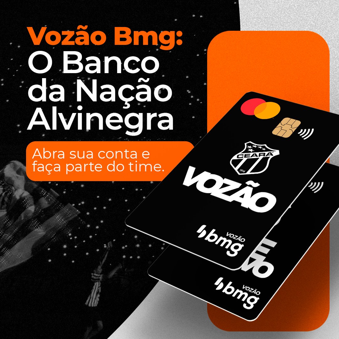 VozaoBmg's tweet photo. Ser #VozãoBmg é ter a certeza de ter um banco gratuito, digital e com vantagens incríveis.

Abra sua conta e faça parte do Banco Oficial da Nação Alvinegra!

➡️ https://t.co/BnxatXfSXB https://t.co/V7REiFm0NV