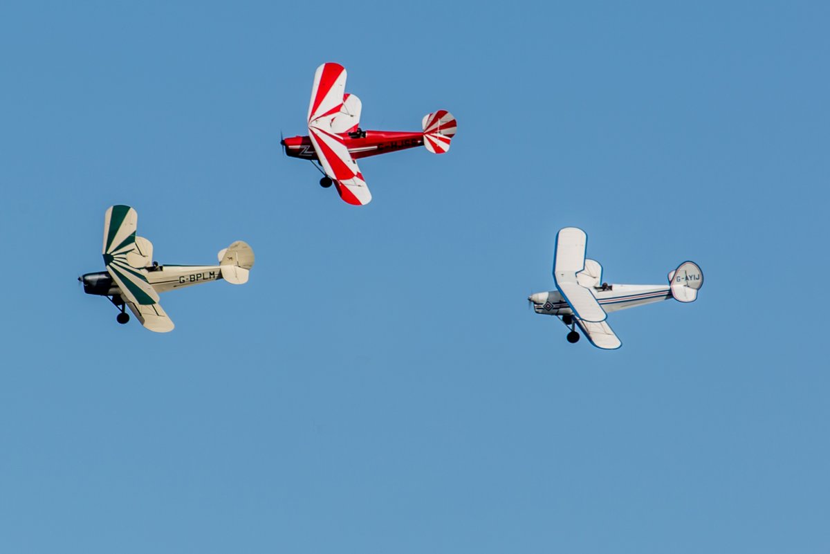 Festival Of Flight Announcement! We're pleased to announce the Stampe Formation Team are joining our roster for Sunday the 30th of June bringing their unique aerobatic display to Shuttleworth once again. shuttleworth.org/fof24