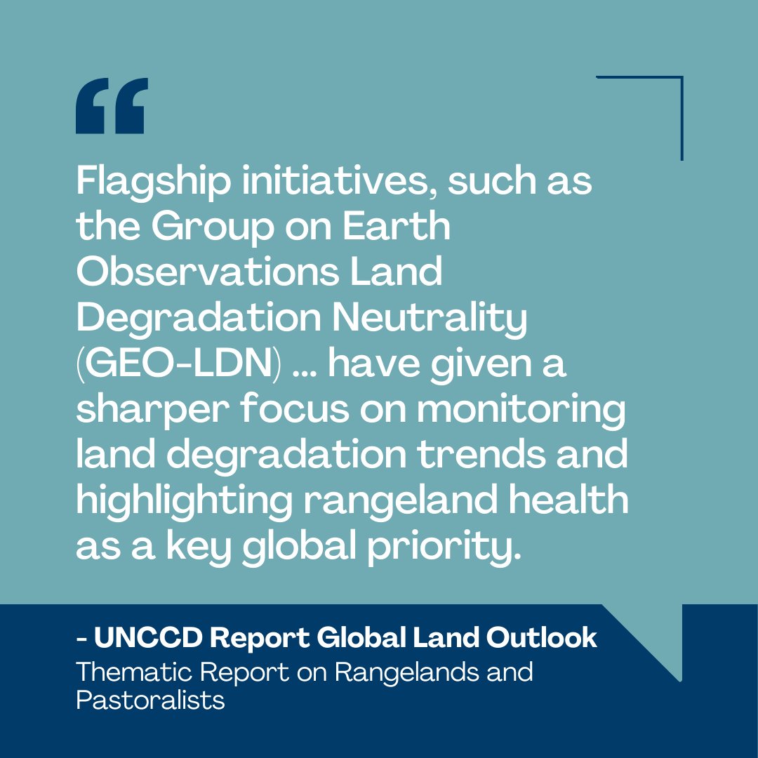 Honoured to be recognised by the @UNCCD as a key initiative working to foster #landmonitoring and using Earth Observations and Geospatial Data alongside our close partners @FAO #SEPAL Link to full report in comments 👇 #LDN #LDNtoolbox #SDG15 #United4land #earthobservations