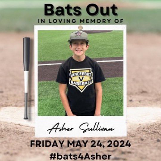 Sending lots of love <a href="/DrJimmySullivan/">Jimmy Sullivan</a> from our Nolensville 10U boys. 🖤💛 #bats4asher