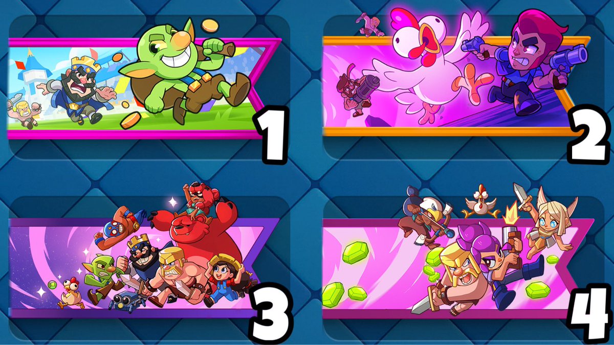 HUGE #ExclusiveBanners Giveaway 25x Winner for each banner

Requirements:

1) Comment the Number of Your Fav banner
2) Like and RT

Optional:

1) USE CODE ABDOD🗣️🗣️🗣️🔥🔥🔥
2) Follow (if u like CR content)
3) Pre Register <a href="/SquadBustersx/">Squad Busters</a>

Winners DMed When Squad Global (May 29th)