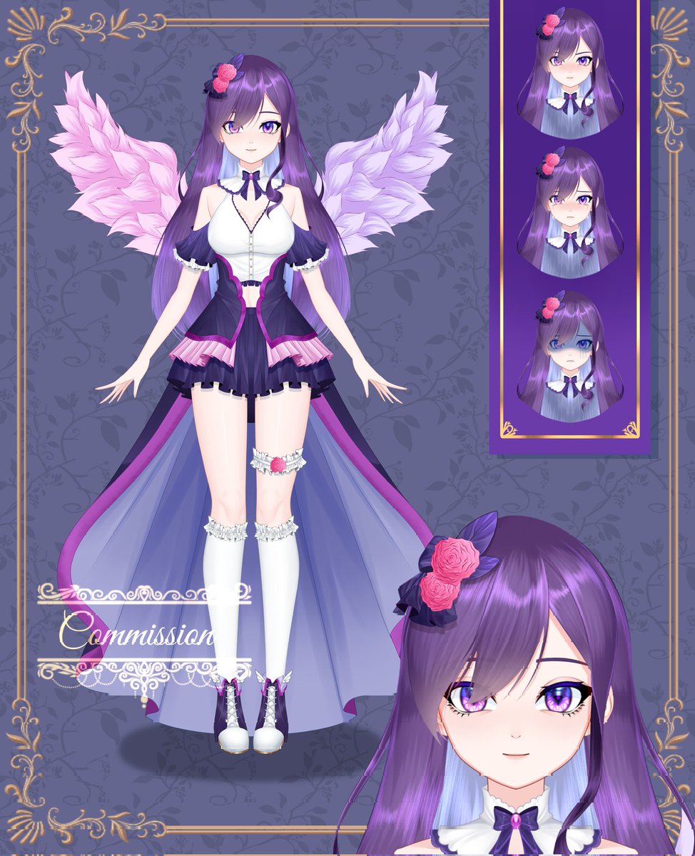 Kousapiiii's tweet image. Commission for @Utahime_Yukari 

#Live2D依頼