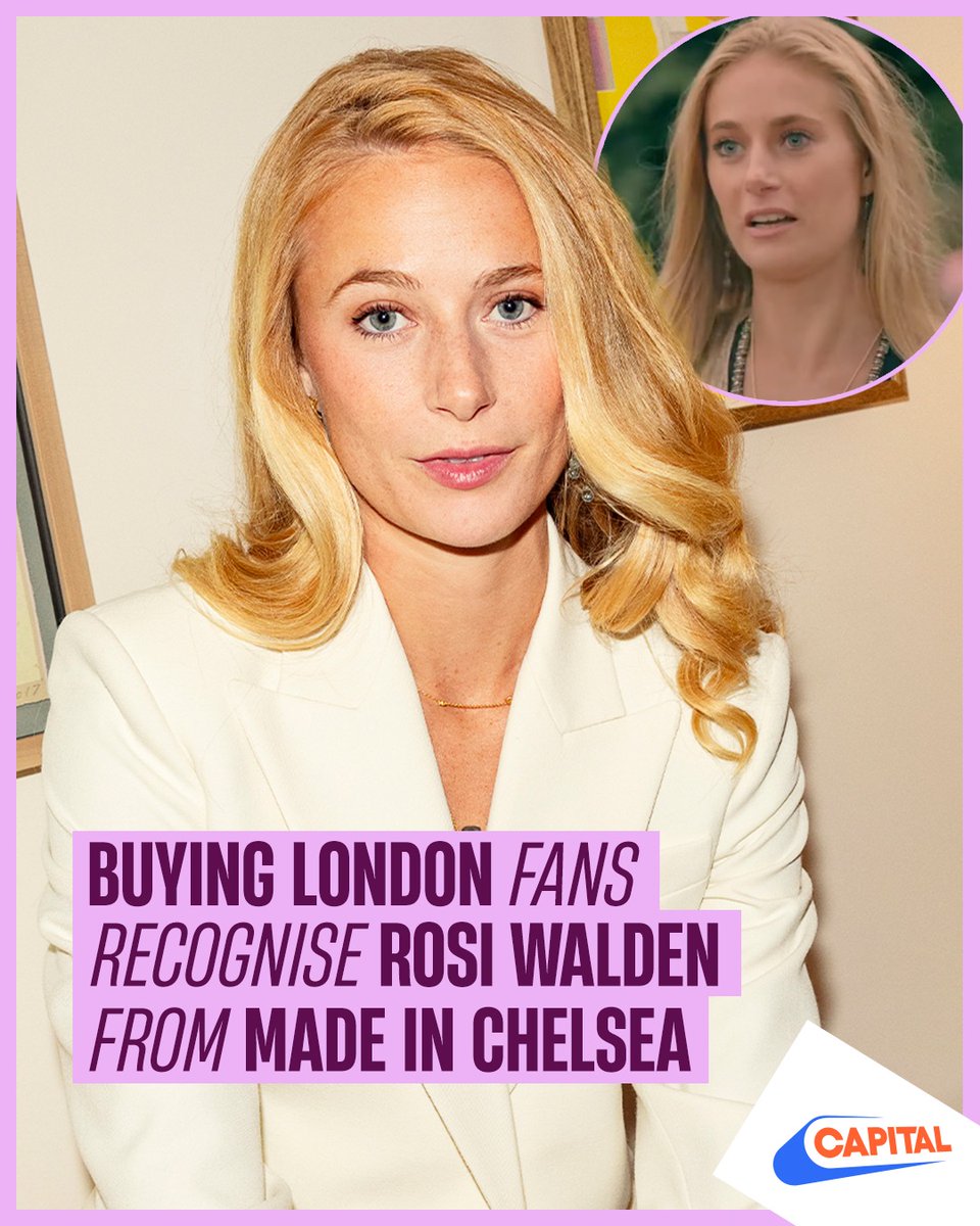 Do you remember where you’ve seen Buying London's Rosi Walden before? The star of the new Netflix show featured in one Made in Chelsea’s most scandalous storylines 🫢 Here’s the tea: capitalfm.co/4aya5vr