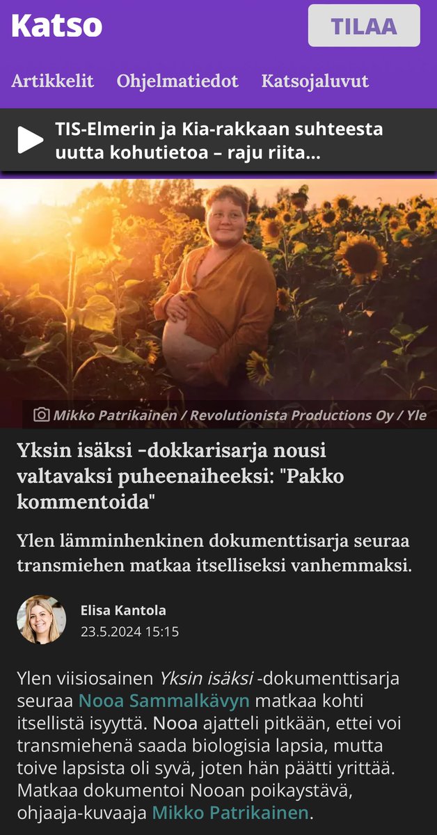 Alan olla vakuuttunut rinnakkaistodellisuudesta. 

Yle elää omassa todellisuudessaan, jonka suomalaiset veronmaksajat rahoittavat.