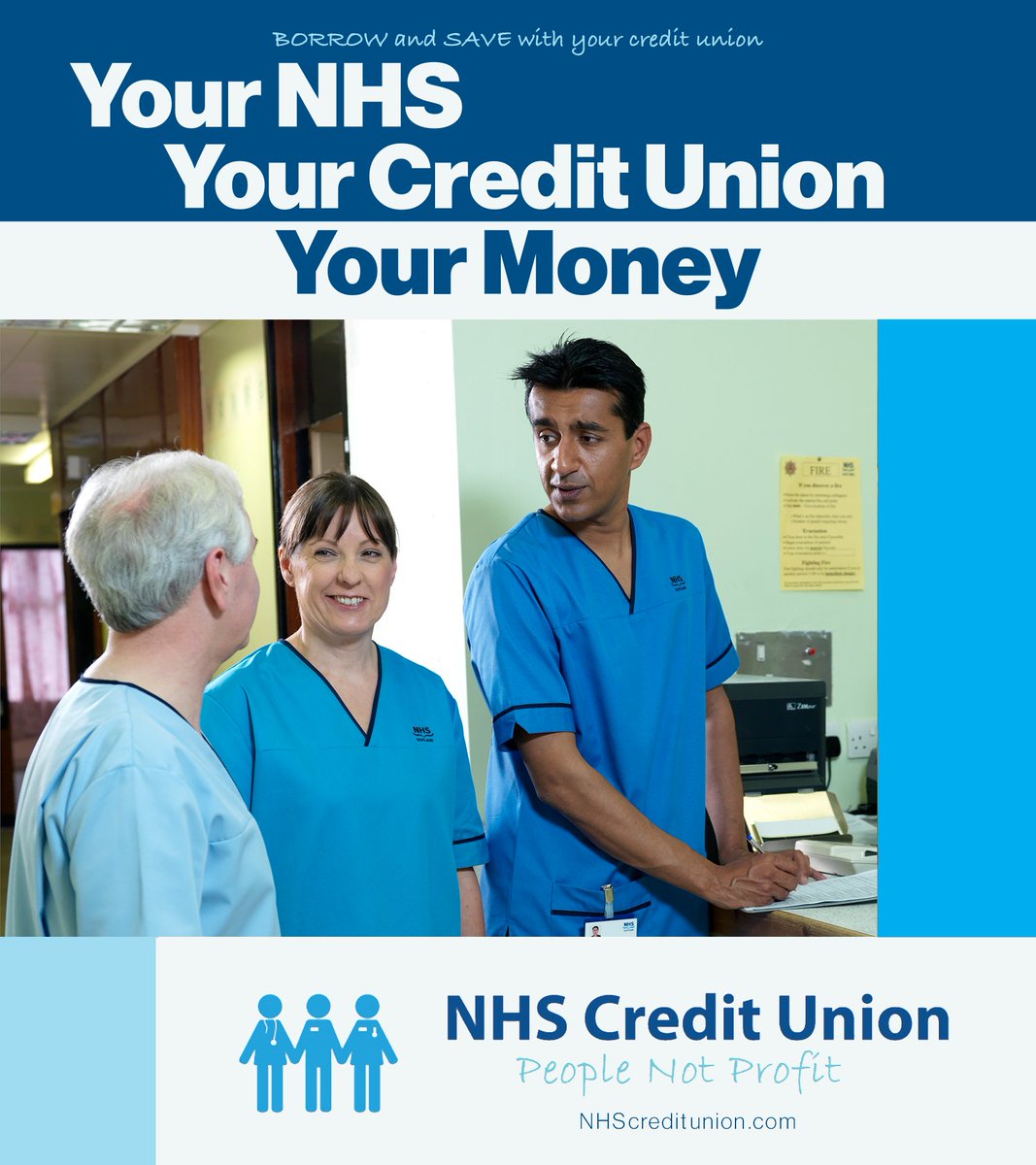 The @NHSCreditUnion offers affordable loans and secure savings for NHS employees and their families, as well as financial advice and support around money worries and debt. Find out more and sign up at nhscreditunion.com or download the app at links.nivohub.com/l/evz