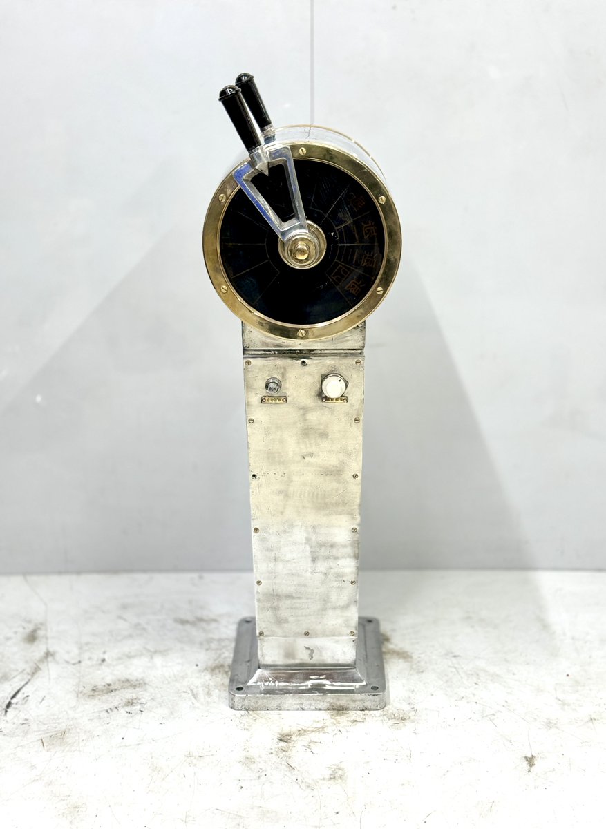 Excited to share the latest addition to  my #etsy shop: Shanghai Navigation Instrument Factory Antique Marine  Electric Engine Telegraph etsy.me/4bP4IJl #baptism #fathersday  #glass #bulkheadlight #ceilinglight #lightfixtures #etsystarseller  #walllamps #nauticallights