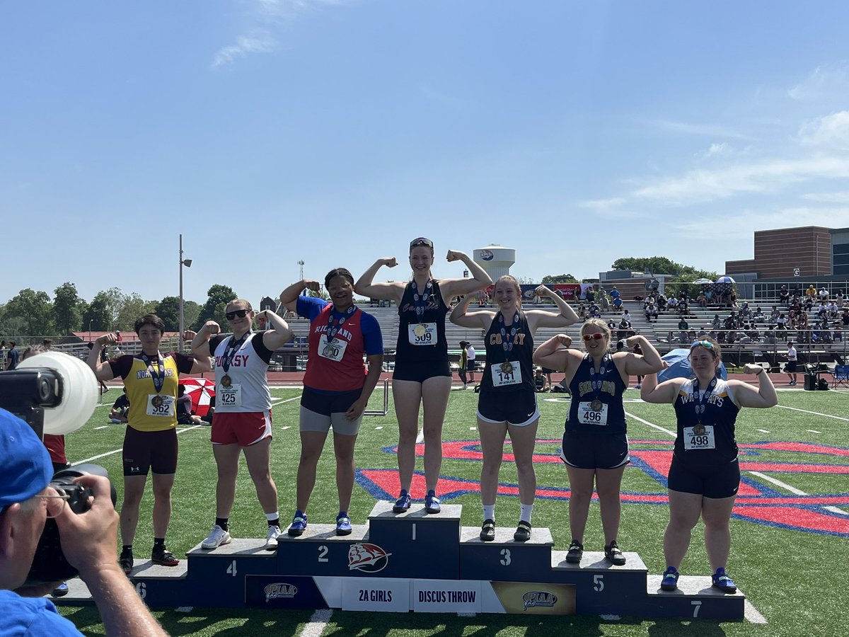 Michael Mastovich (@masty81) on Twitter photo PIAA silver medal performance by <a href="/Richland_Sports/">Richland Sports</a> <a href="/Richland_TF/">Richland Track and Field</a> Sasha Garnett with discus throw of 131-2. 2A girls. PIAA silver medal performance by <a href="/Richland_Sports/">Richland Sports</a> <a href="/Richland_TF/">Richland Track and Field</a> Sasha Garnett with discus throw of 131-2. 2A girls.