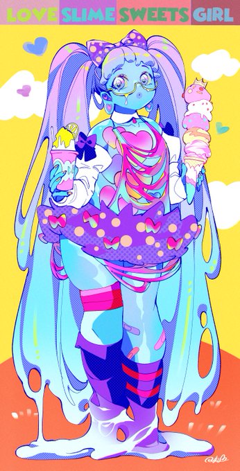 「bow ice cream」 illustration images(Latest)