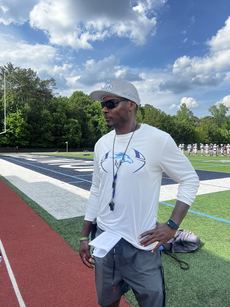 My first spring practice as the head coach is now complete. There's a lot of work that goes into being a head coach that you can't prepare for until you're in that position. Next up, summer workouts are ahead of us, and I can't wait. #MV24 @MV_Athletics
