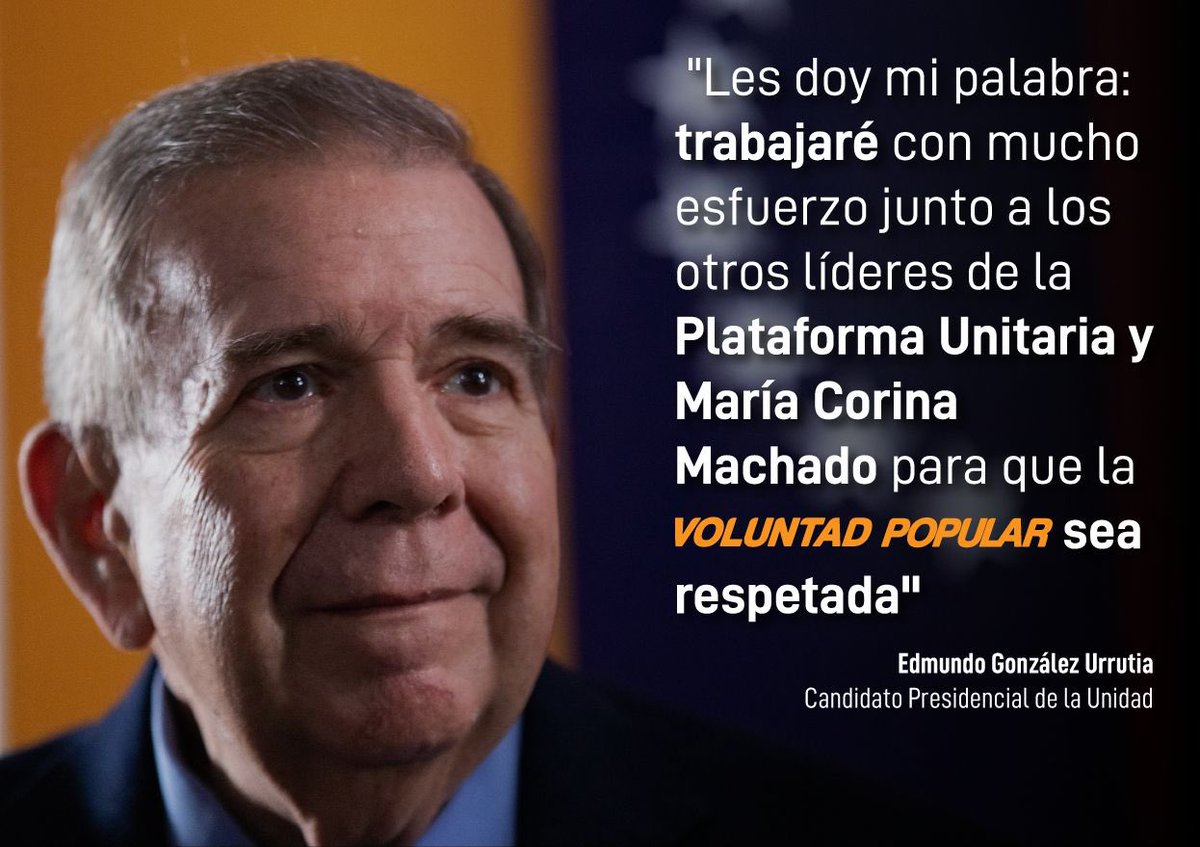 VoluntadPopular's tweet image. 🗣️ Así lo dijo nuestro candidato @EdmundoGU en nuestro acto #VoluntadConEdmundo: