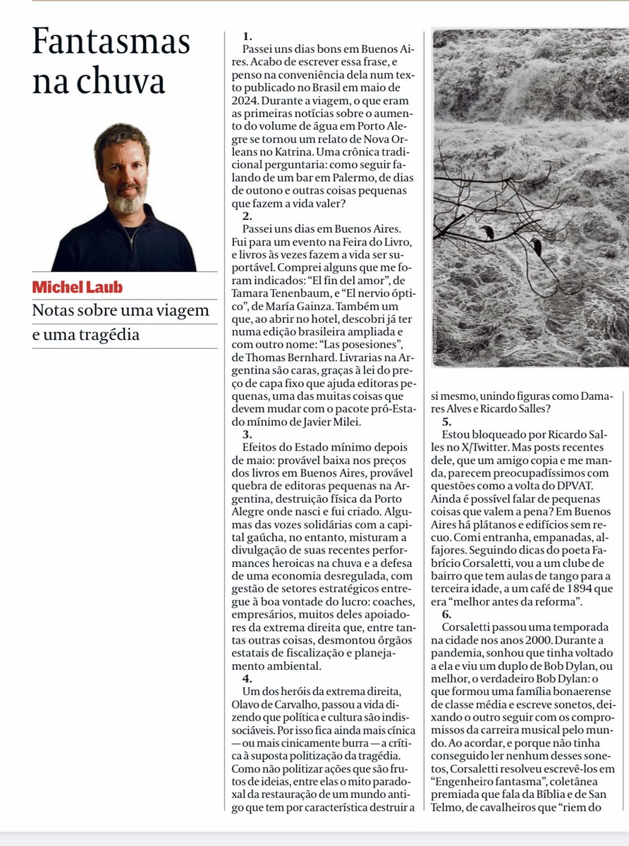 Michel Laub tweet media