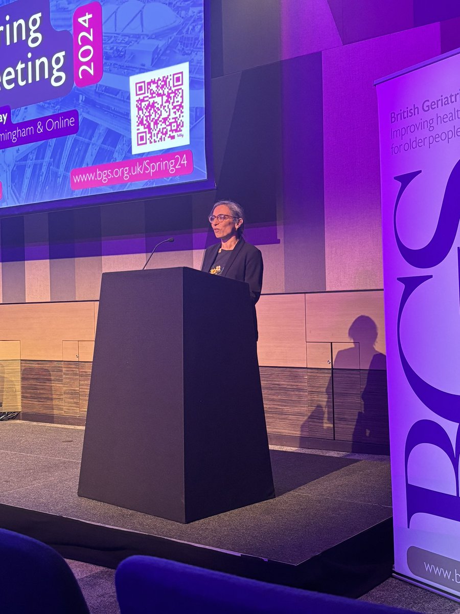 Closing words from President elect @JKDhesi from this year’s Spring #BGSconf — we need to be getting our message out cohesively about delivering good health care for older people, and crutially how to be able to do that effectively and happily. “We are stronger together!”