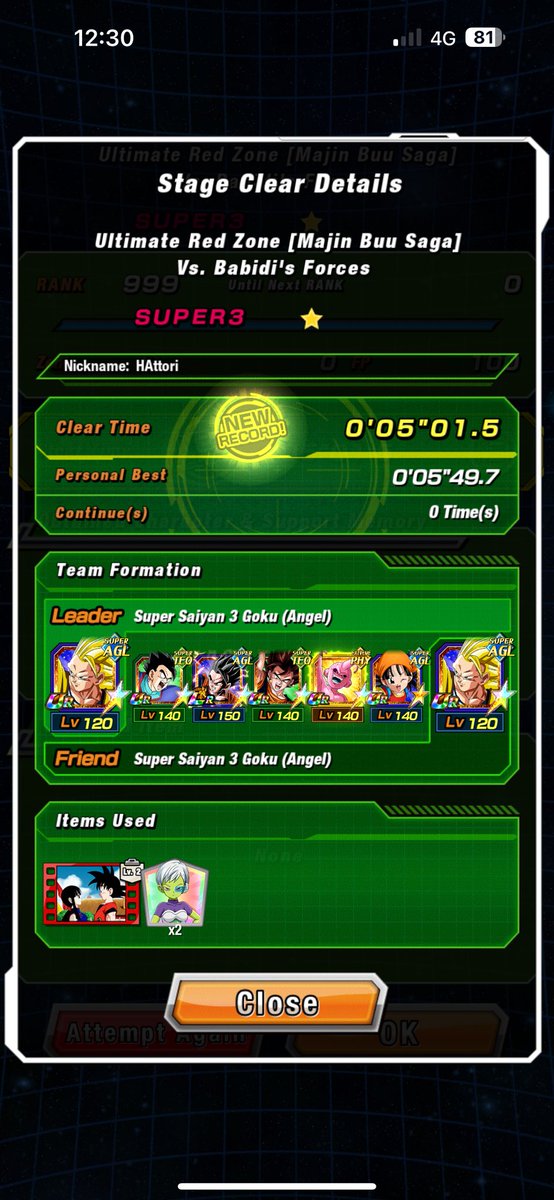 HAttori_Dokkan's tweet photo. #RedZoneChallenge better than omatsu π https://t.co/6hUHNcHsBs