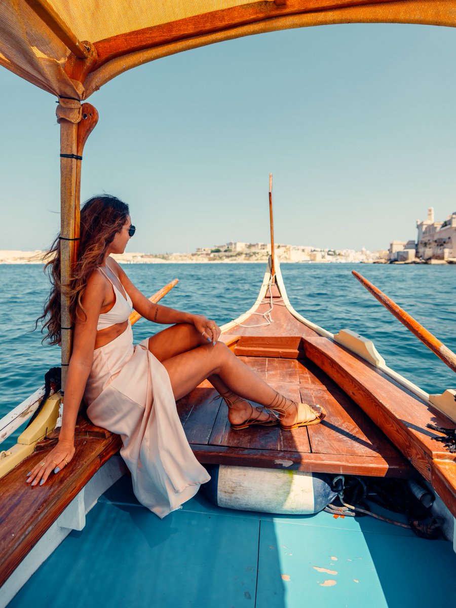 Sail through history across Malta's stunning Grand Harbour ☀️🩵 [ 📸 @boyanoo @catchagypsea ] #VisitMalta #ExploreMore #MoreToExplore #travelhacks