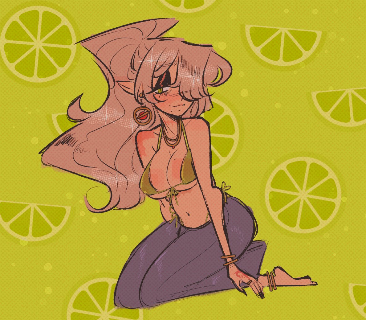 [oc] im not used to drawing her with non medieval fantasy clothes