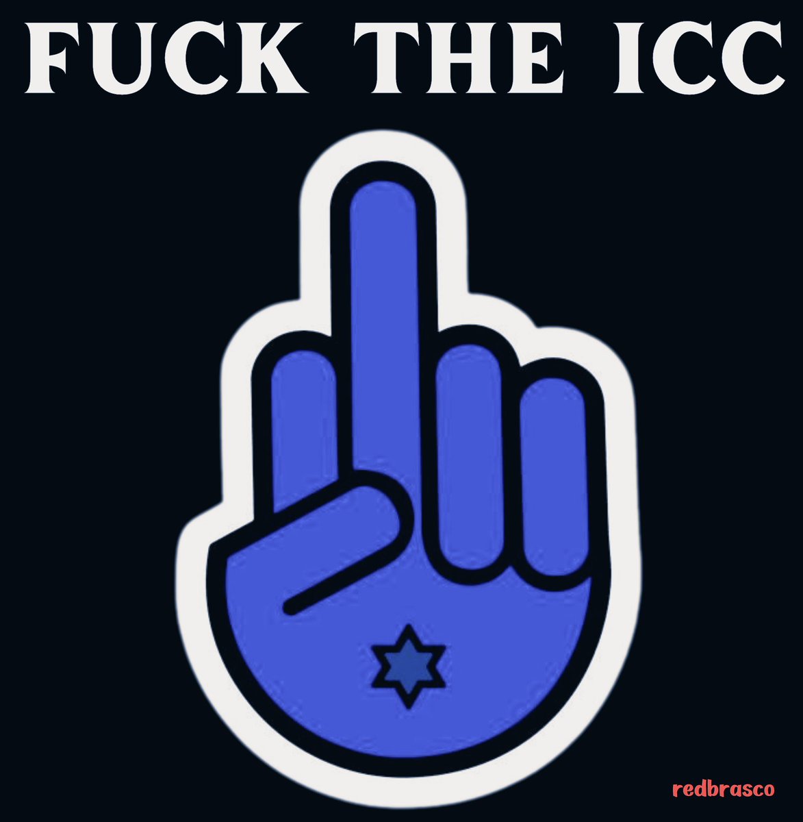 redbrasco's tweet photo. A simple message to @IntlCrimCourt from Israel. https://t.co/njg2XWtJUH