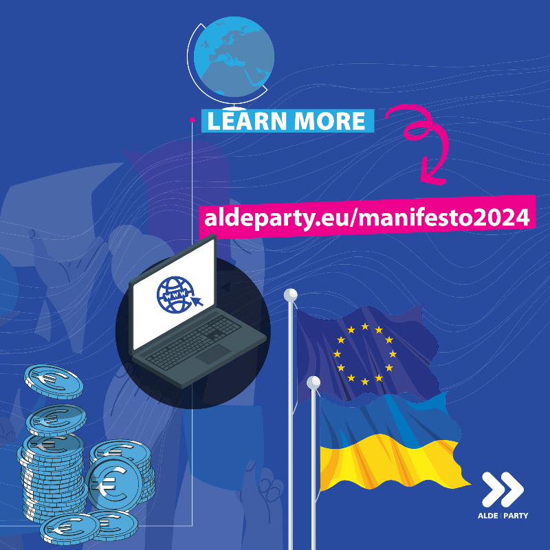 ALDEParty's tweet photo. 🇪🇺 We need freedom and democracy to ensure a safe, secure Europe for everyone! Liberals are leading the fight to reinforce European defence and support Ukraine 🇺🇦

More in the #ALDEParty Manifesto: https://t.co/pQAnQnMQAp