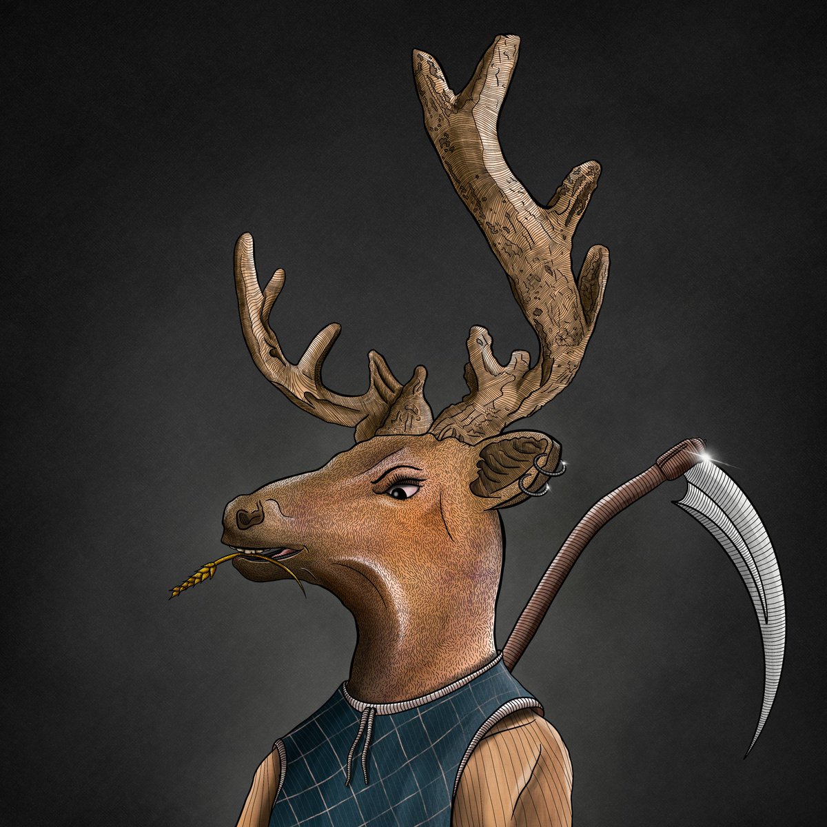 Day 4 of flexing my Stags @StagAlliance 
Today we meet Delsol of clan Airesty, a maker in the Herd.
#ForTheHerd