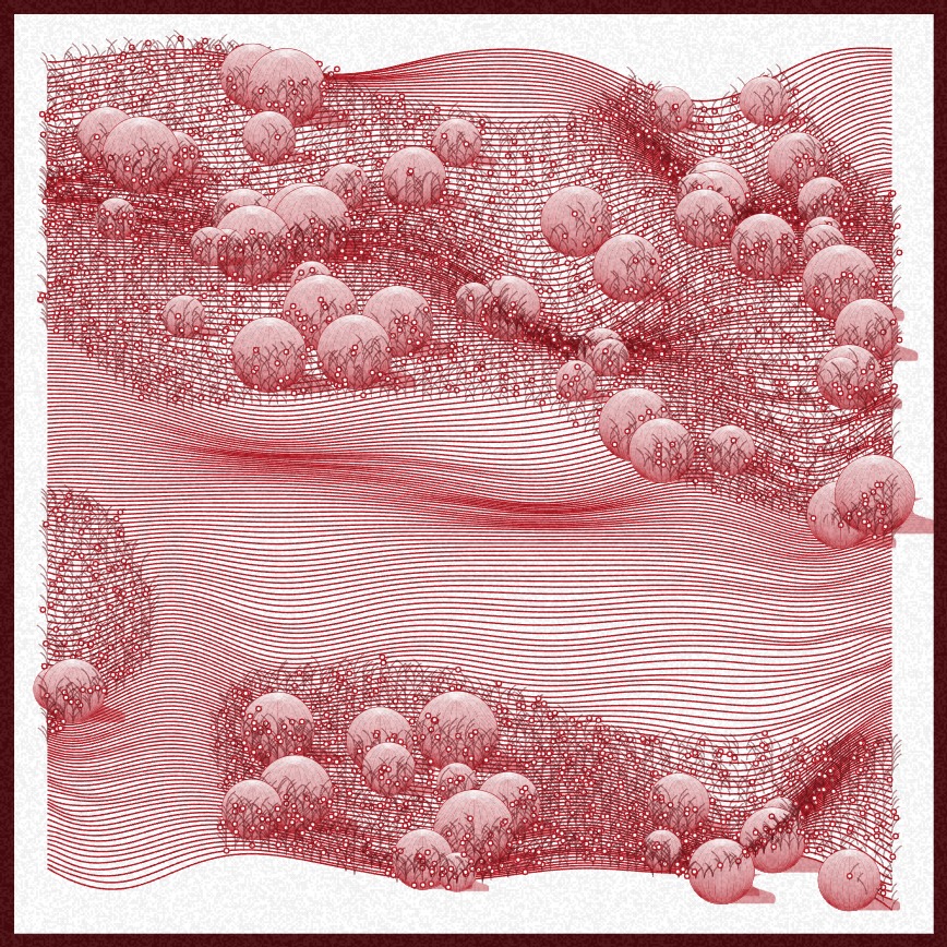 Good morning ☕️

Now I show you a new component, I have created these spheres. It offers a minimalist and clean environment when looking at the image.
What do you think of this new figure?

Available soon at @trygamma
Almost there!

#genart #creativecoding #ordinals #javascript