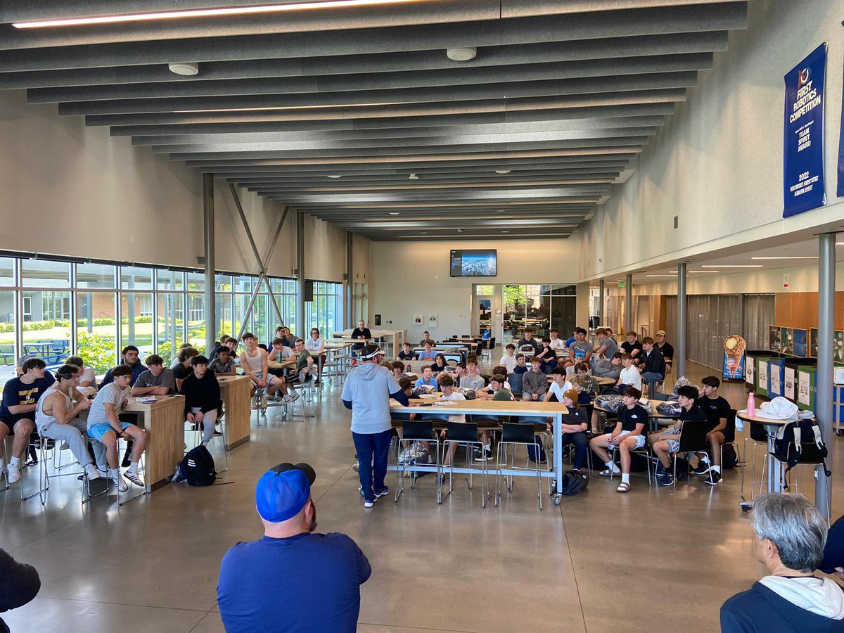 Great turnout for the summer football meeting! Excited to get back on the field and put in the work. #GoSpartans #YNWA