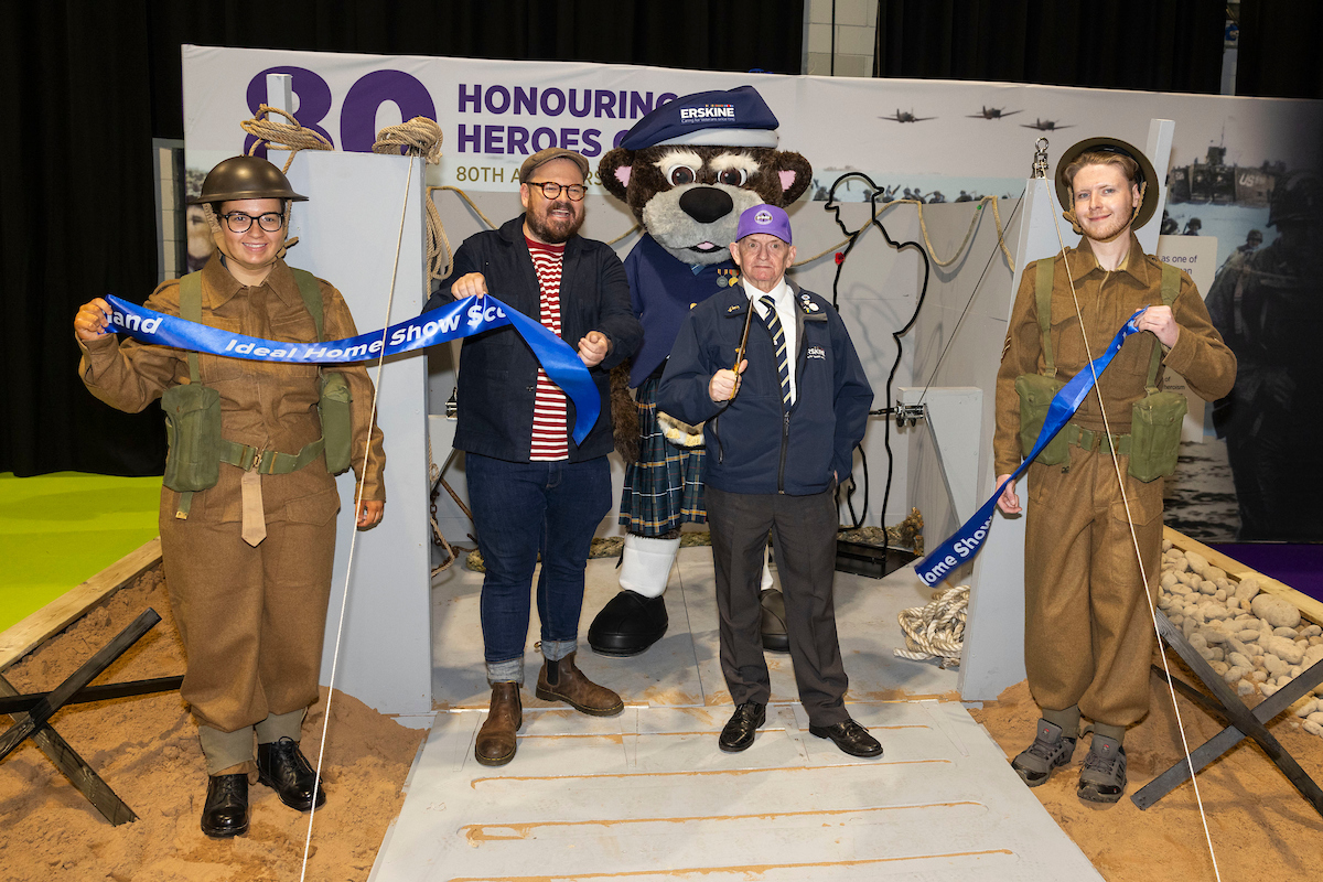 That's a wrap on Ideal Home Show Day 1! Thank you to everyone who came by and helped make the opening ceremony a success! Including the talented band pupils of Queen Victoria School Dunblane, who led the opening ceremony, our ERMAC Veteran Stevie Wylie who opened the show, and