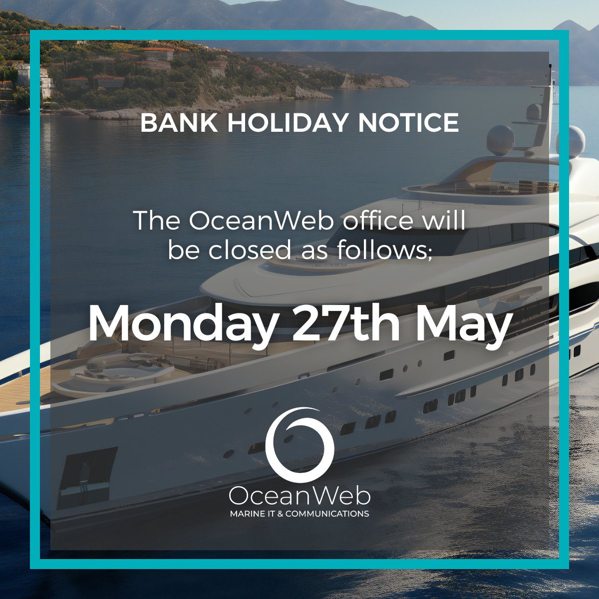 Bank Holiday notice 📅

For emergency support during this period please contact he team using the below details.

📱+44 1624 834904
📧 support@oceanweb.com

#bankholiday