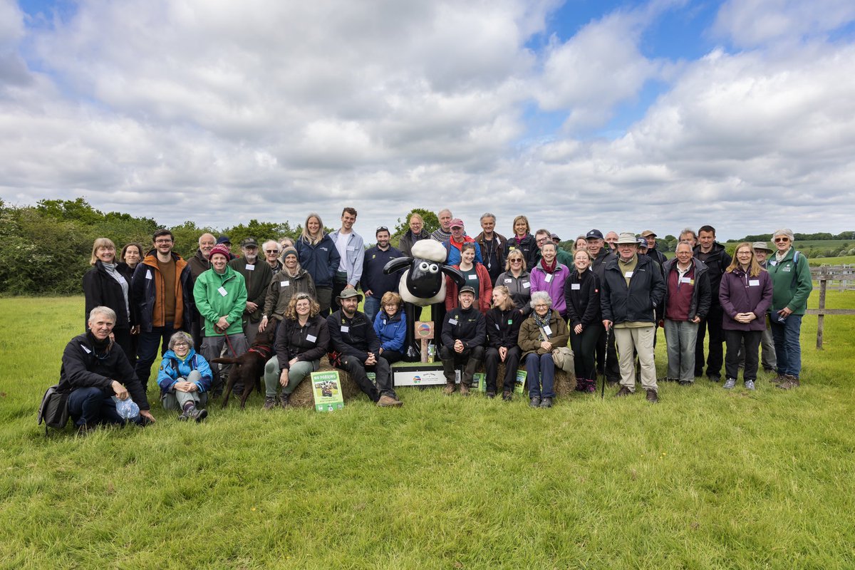 A big thank you to all the #partners and fantastic #volunteers who joined us @RowantNNR to celebrate #NNRWeek - we had a great range of speakers and welcomed Shaun the 🐑 to site, as a @NaturalEngland #CountrysideCode Champion