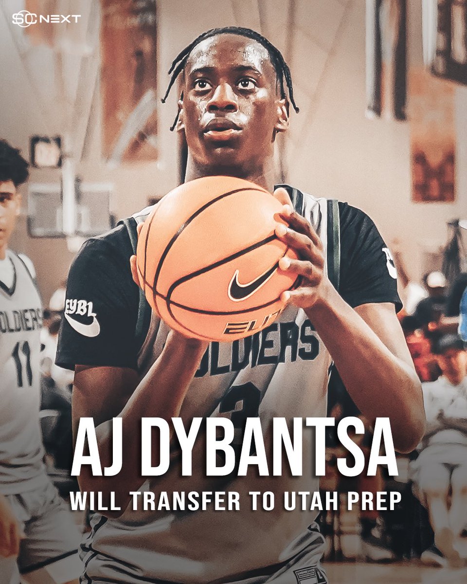 AJ Dybantsa, the number 1 player in the 2025 ESPN 100, will play his senior season for Utah Prep 👀 @ADybantsa | @UtahPrepMBB