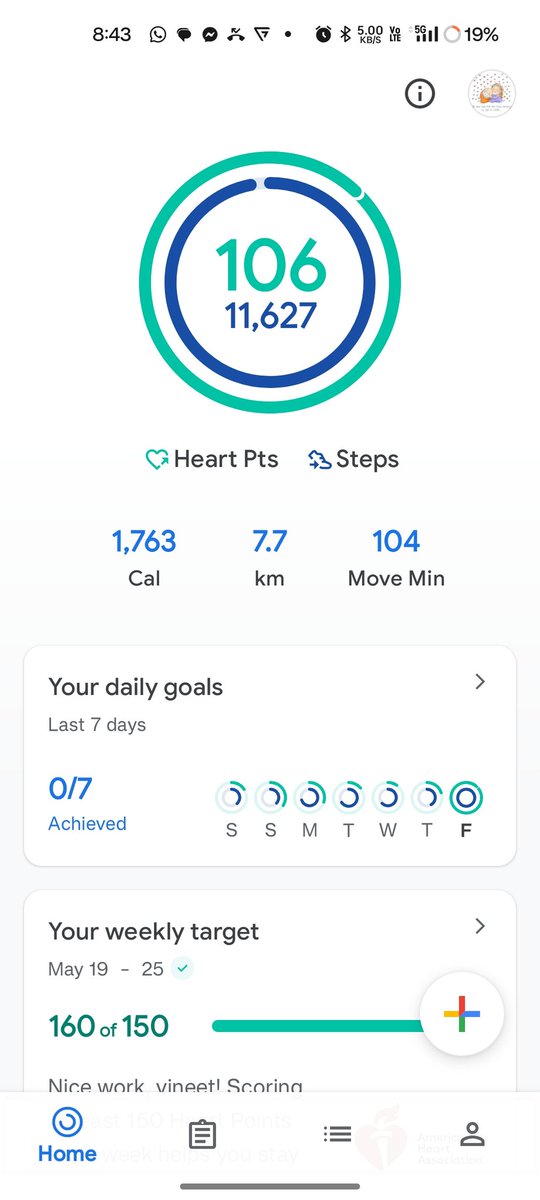 HrHrBhole's tweet photo. #gym #gymtime #ThinkDeeply #exercise #run #RudrTheShiv playlist #Atalanta @GoogleFitness @FitGoogle #fitness #workout #wrkt #vaultbyViratKohli @imVkohli https://t.co/LJUZOxQ7Mu