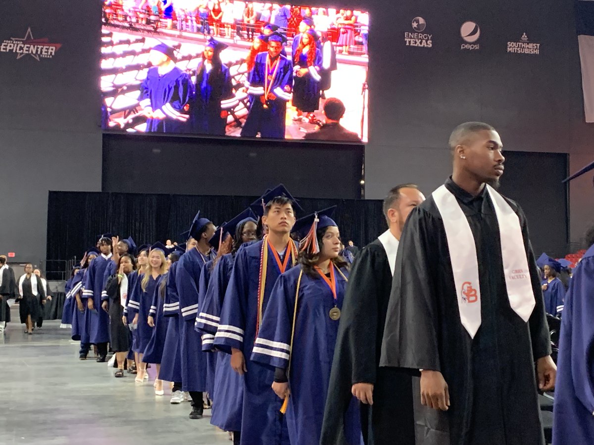Bush High School Broncos, today marks a new chapter in your life! You have the power to shape the future. Be bold, courageous and believe in your potential. Congratulations! #Excellence #FBISDGraduation
