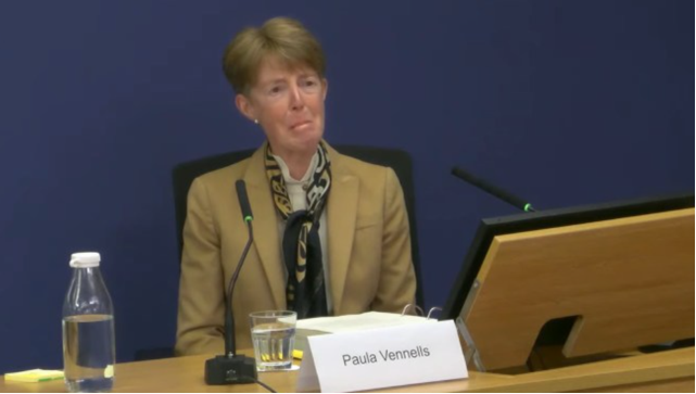 haveigotnews's tweet photo. At the Post Office Inquiry, a tearful Paula Vennells has defended herself saying "I did all I could", which would have been true if the question was about trying to shift the blame https://t.co/hG770dCJfm