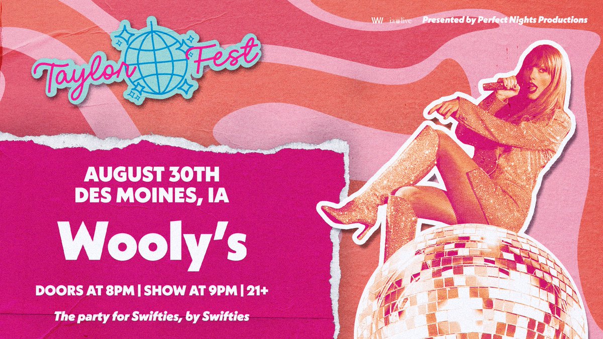 Just Announced! The wait is over... @taylorfest13 is BACK at Wooly's on Friday, August 30th! 💖 Tickets on sale now // axs.com/events/575397/