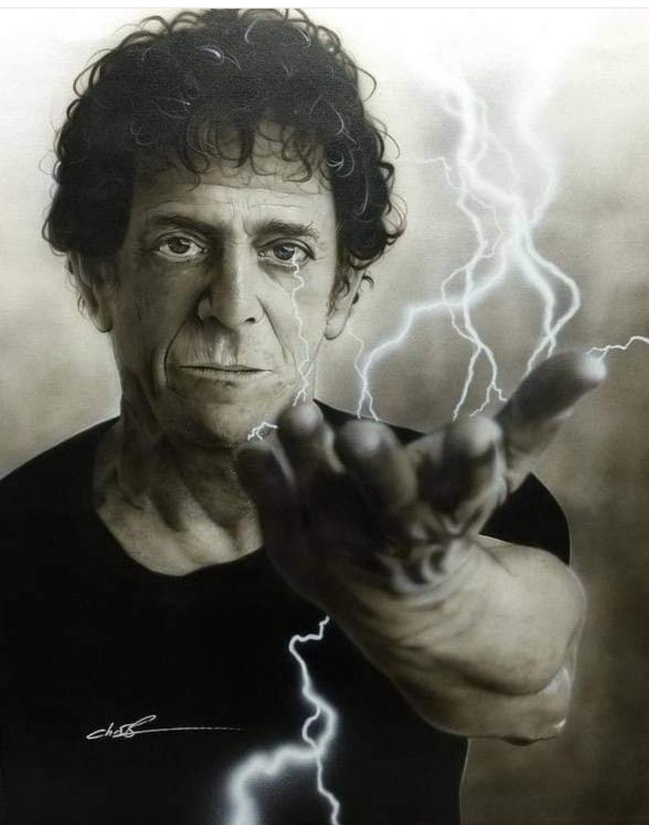 #Rockart 
Rock Art - Lou Reed. 
Artist - Christian Chapman.
#TheVelvetUnderground  #Art