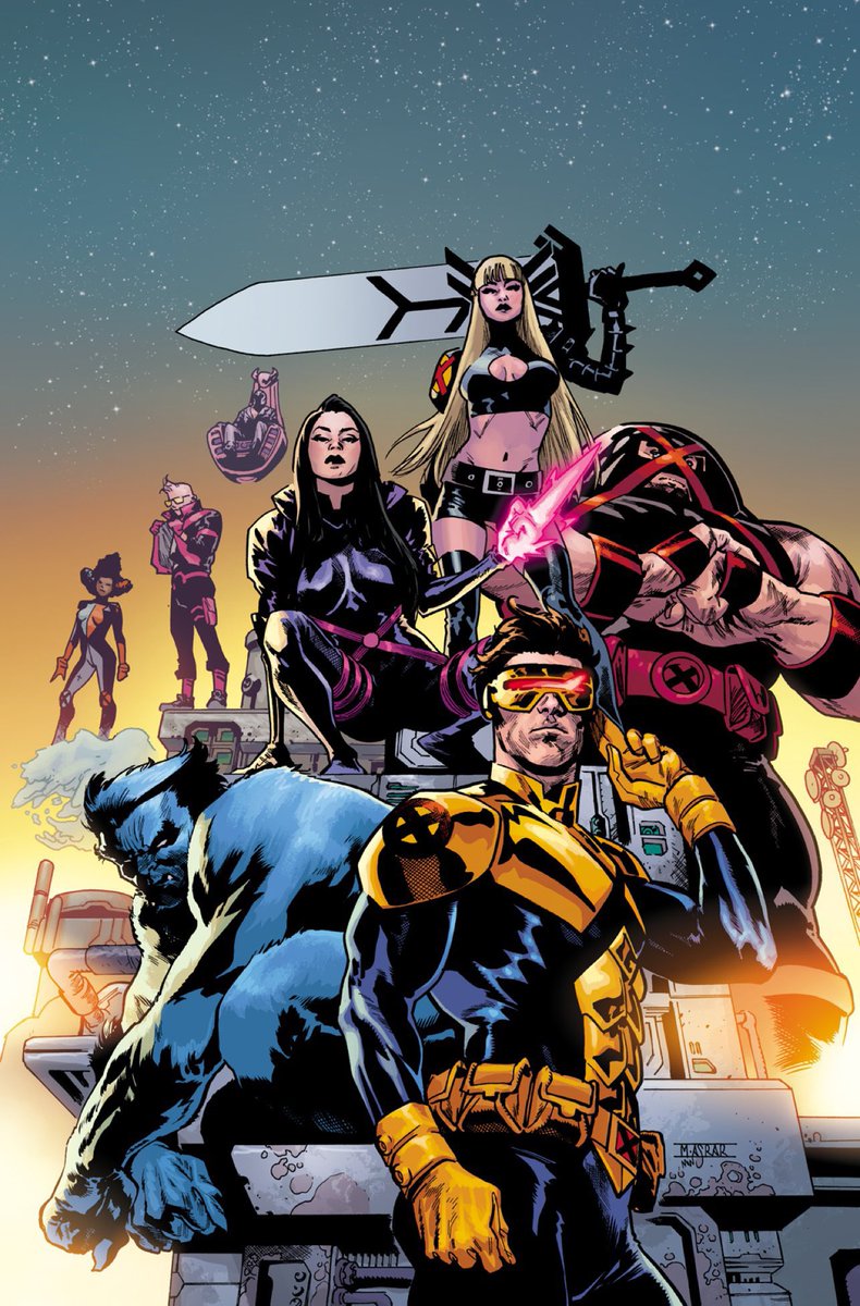 “Strike a pose new X-Men team!” Another excellent variant for X-Men #1 this time from @MahmudAsrar Scott’s costume looks 👍🏻! #cyclops #xmen #xmen97