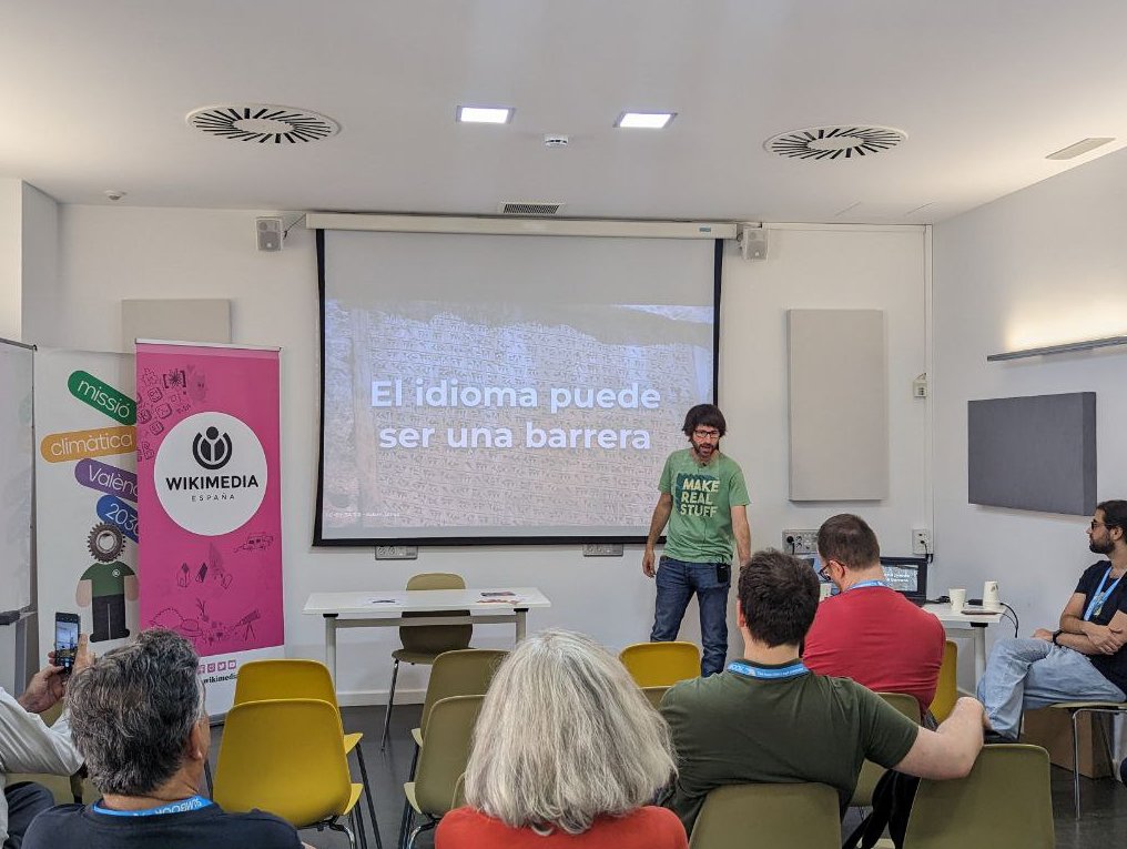 Wikimedia España tweet media