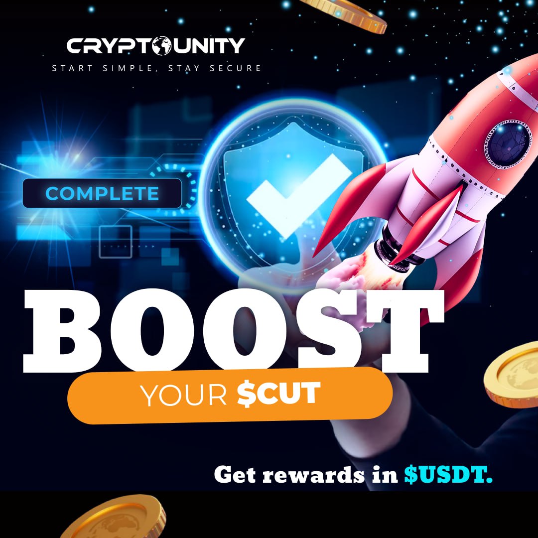 Guess what? That's right, it's Boost Your $CUT time! Check out the fresh tasks waiting for you on our website. Complete them to give CryptoUnity a visibility boost. Let's keep pushing forward together! 💪 👉 cryptounity.org/boost-your-cut/