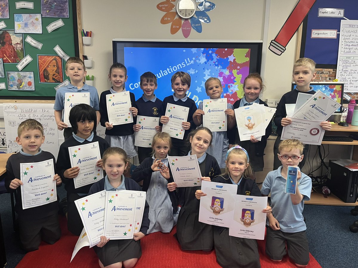 Well done to my Year 2 superstars! We love celebration day on a Friday 😊