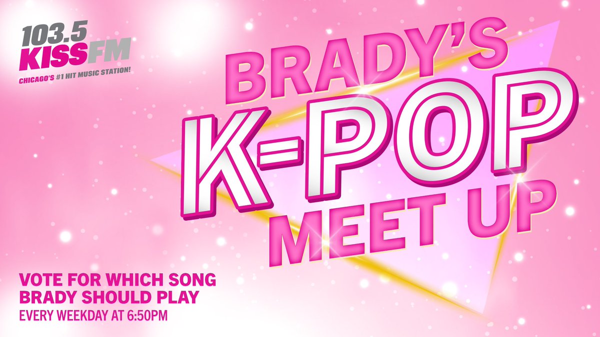 Bradyradio's tweet photo. Tonight’s #KpopMeetUp song will be @JacksonWang852 @nakedbibi #feelinglucky I’m going to play it at 6:50p tonight on @1035KISSFM
What’s song should be next?? Comment below. And it doesn’t HAVE to be K-pop specific friends. https://t.co/KnvbmSwNwV