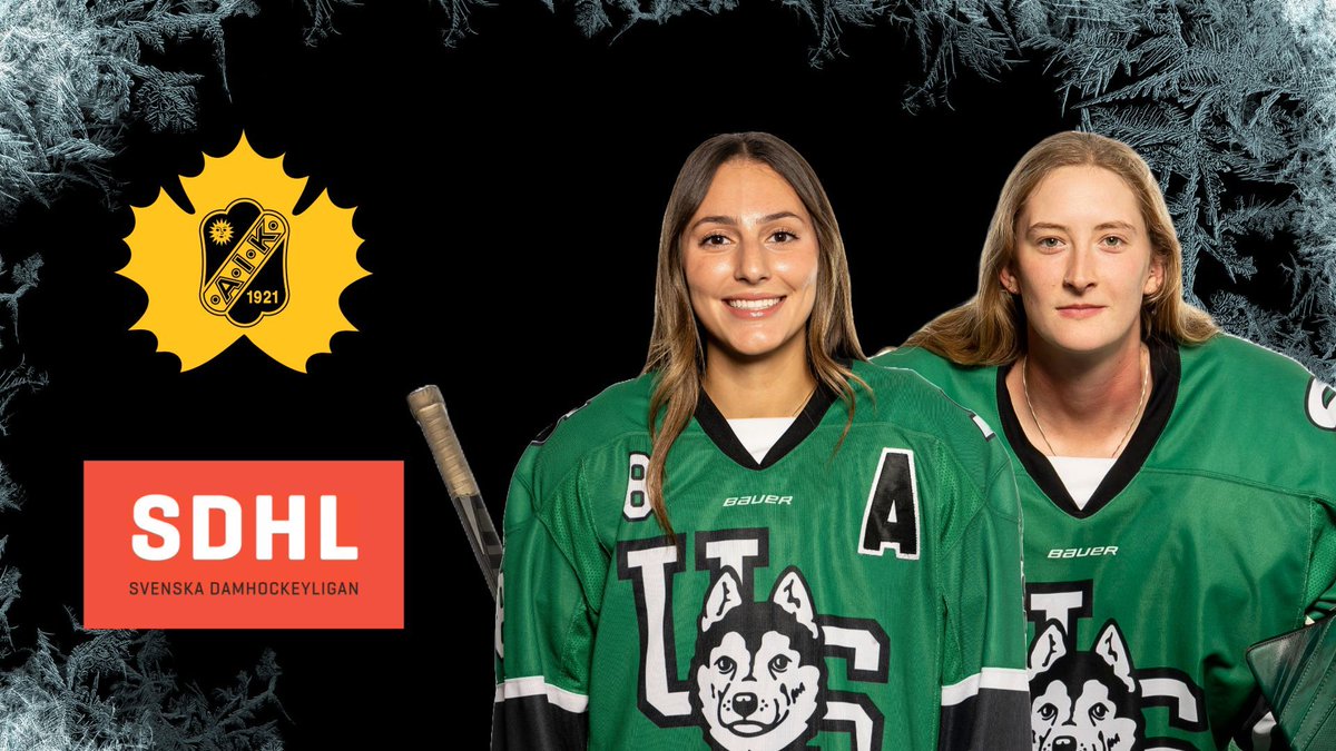 SWEDEN BOUND! 🇸🇪 

Congratulations to @HuskiesWHKY alumni Camryn Drever and Isabella Pozzi on signing with <a href="/skeaikdam/">Skellefteå AIK DAM</a> of the <a href="/SDHLse/">Svenska Spel Damhockeyligan</a>!

buff.ly/3R0cZlx

#HuskiePride | #PowerofthePack