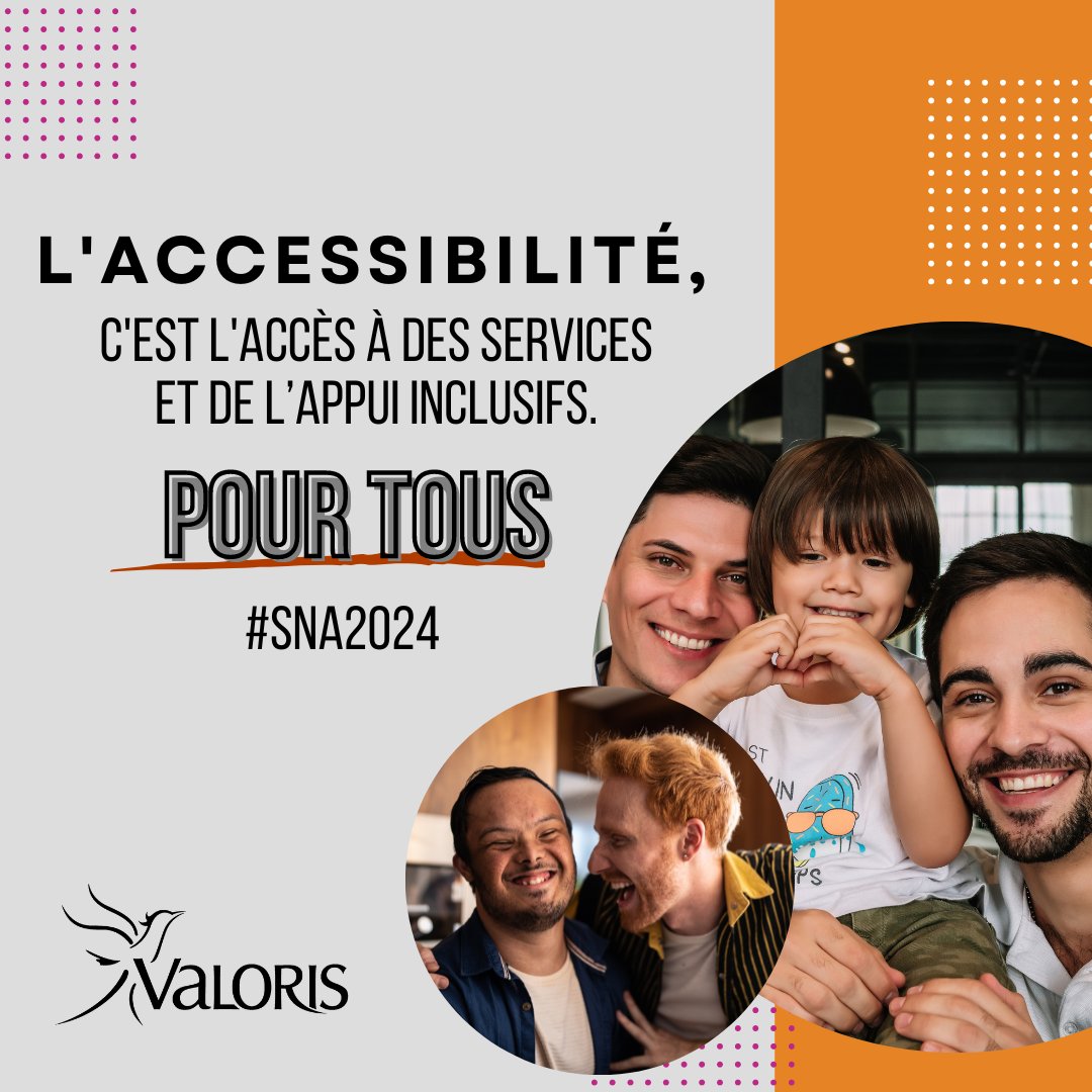 En cette Semaine nationale de l'accessibilité, soulignons le dévouement de nos partenaires afin de rendre nos communautés accessibles pour tous. @FondationValoris @GroupeConvex

Avançons ensemble➡️accessibilité et intégration pour tous. #SNA2024 #CanadaAccessible