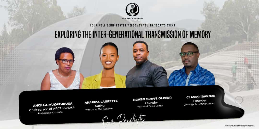 Join us for an insightful #Kwibuka30 event on “Exploring The Inter-Generational Transmission of Memory.” Tomorrow, May 25th, 2024, from 2pm at the @Kigali_Memorial Amphitheater. Your presence at this significant gathering will contribute greatly to a collective exploration of