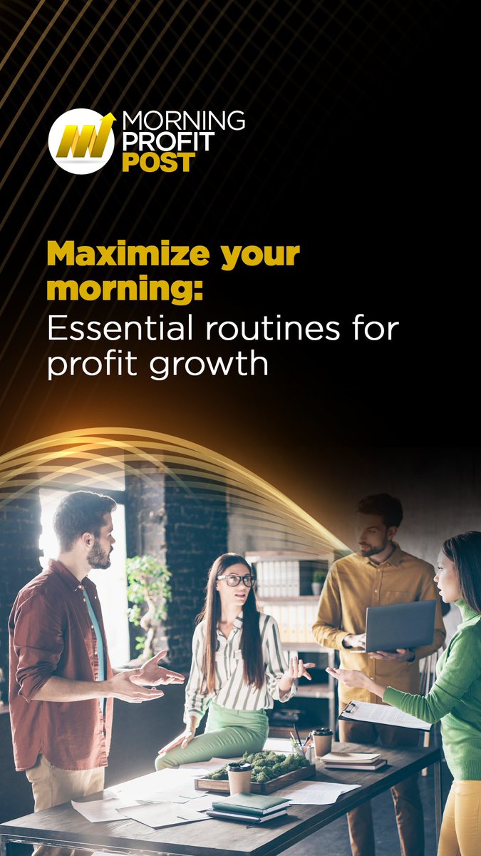 TaydeAburto's tweet image. Maximize Your Morning: Essential Routines For Profit Growth taydeaburto.com/maximize-your-… #MorningProfitPost