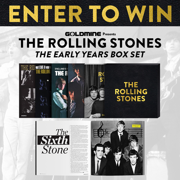 Enter for a chance to win Goldmine's “The Rolling Stones - The Early Years” box set! Our coverage of #TheRollingStones' beginnings in a 100-page book w/ 4 early albums (one on exclusive gold vinyl) in a gold foil emblemed box! SHARE with other Stones fans: bit.ly/GMRSGA24