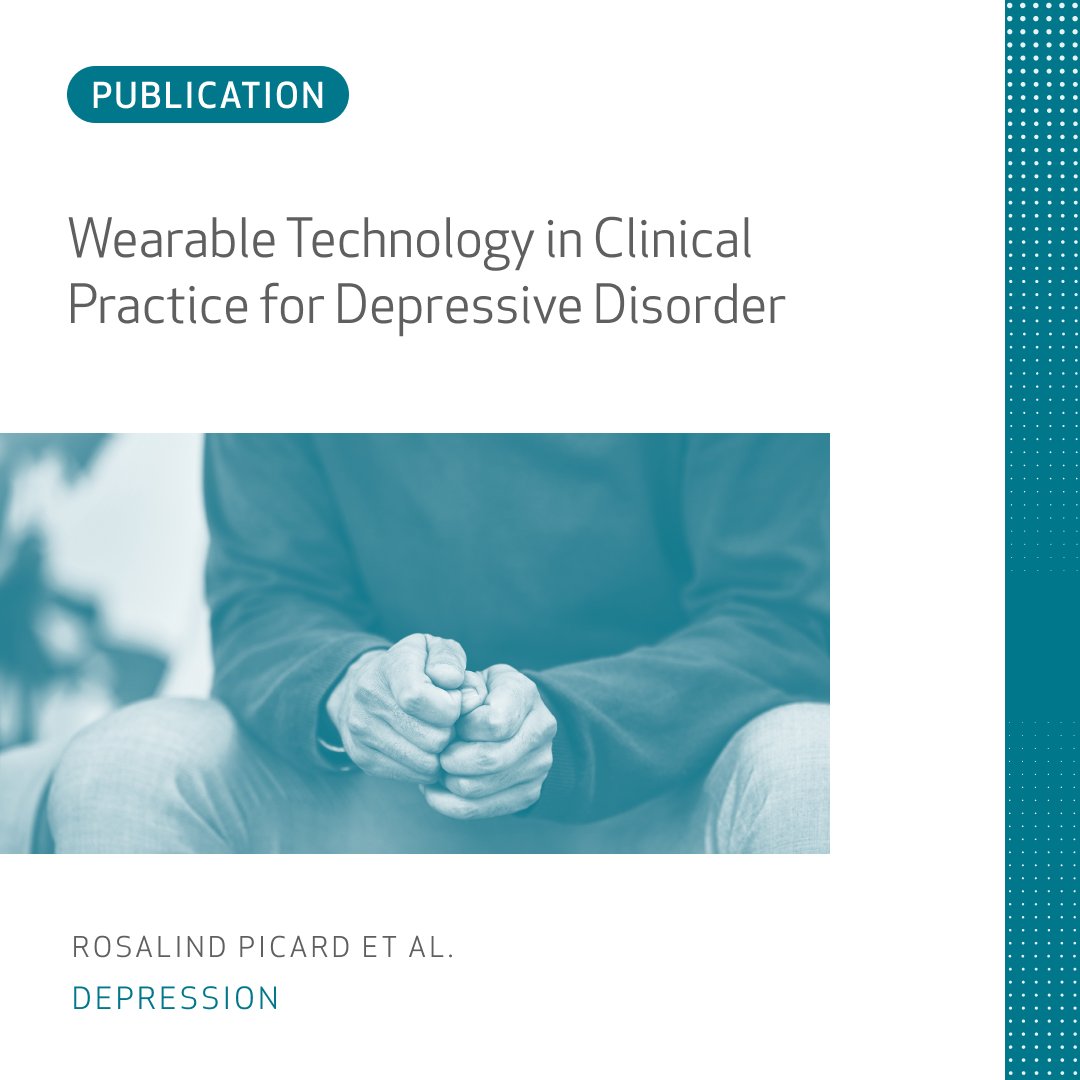 To mark #MentalHealthAwarenessMonth, this week we’re sharing a publication on the use of #WearableTechnology to help treat patients with depression. Some takeaways include: 📈The objectivity of wearable technology data can complement subjective information from patients,
