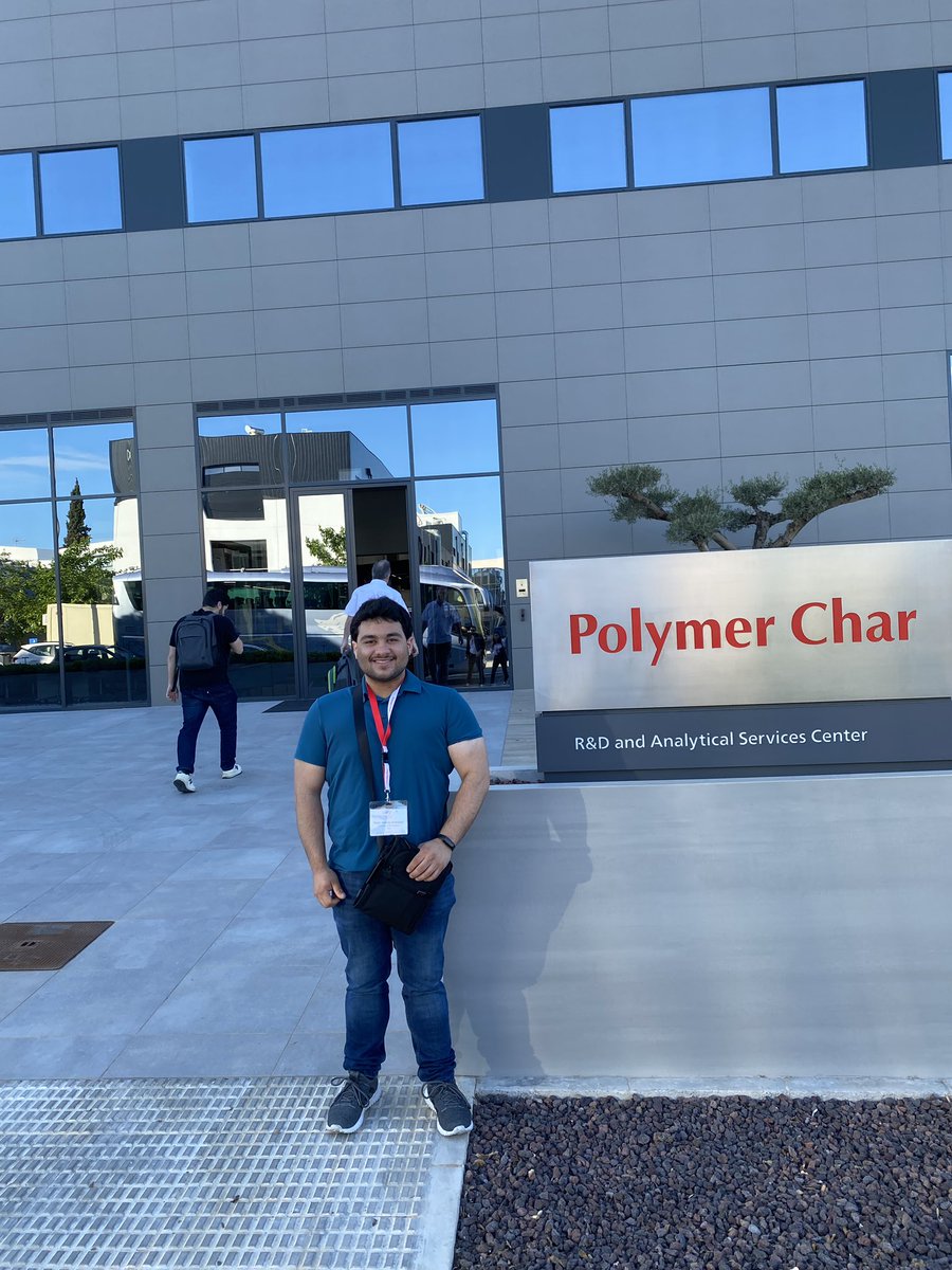 KozlowskiMarisa's tweet photo. Pedro (G3) last week at the 2024 #PolymerChar Users-Training Meeting in Valencia, Spain 🇪🇸 https://t.co/uYEV4lvPui