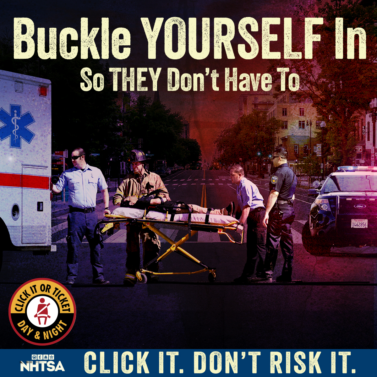 Your seat belt doesn’t just protect you in a crash. It could save you from a ticket, too. #ClickItOrTicket #ClickItDontRiskIt