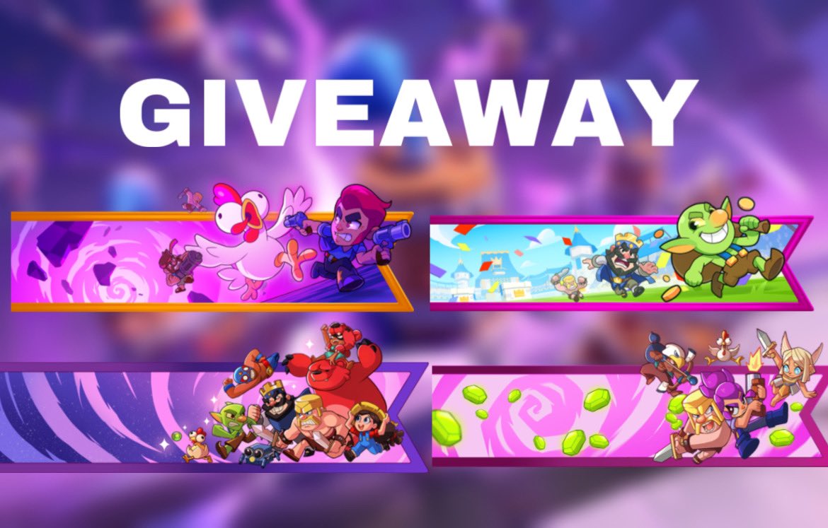 🔥LIMITED TIME BANNER GIVEAWAY🔥
X4 Squad Buster Banners
Requirements:
Like and Repost❤️♻️
Follow Me ☑️
Ends In 2 Days
Good Luck!
#ExclusiveBanners #GiftedBySupercell #ClashRoyale