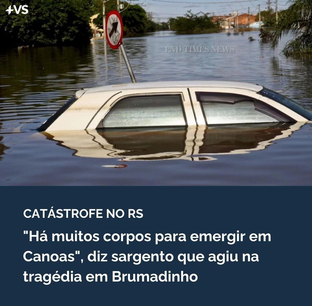🇧🇷⛈️🚨 Brasil - Estado do Rio Grande do Sul Pela primeira vez, jornal Vale dos Sinos RS.